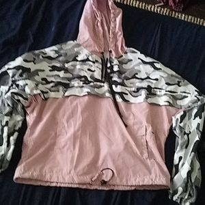 A hoodie with drawings